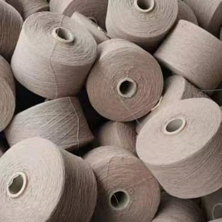 Ne2s 3s 4s  6s OE Cheap Price Regenerated Polyester Cotton Weaving Yarn for Mop, Carpet and Rugs