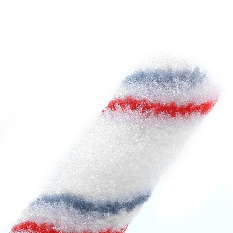 Zhongxin 4 Inch DIY Solvent-Resistant Roller Core Red Blue Strip Paint Roller Thumb Not Easy Shed Hair Mini Small Roller Brush