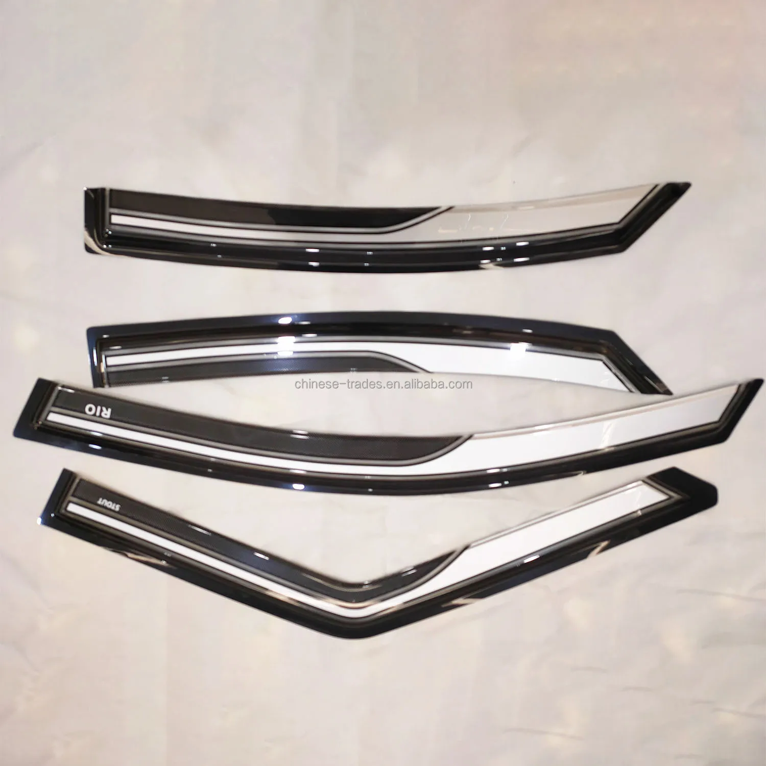 Auto Car Door Sun Vent Visor Wind Deflector Weather Rain Shields Window Visor For Toyota Corolla