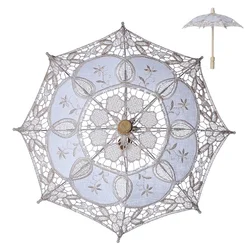 Lot De 8 Mini Parapluies En Dentelle Pour Mariages Et