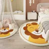 Round-Lion Smiling Face