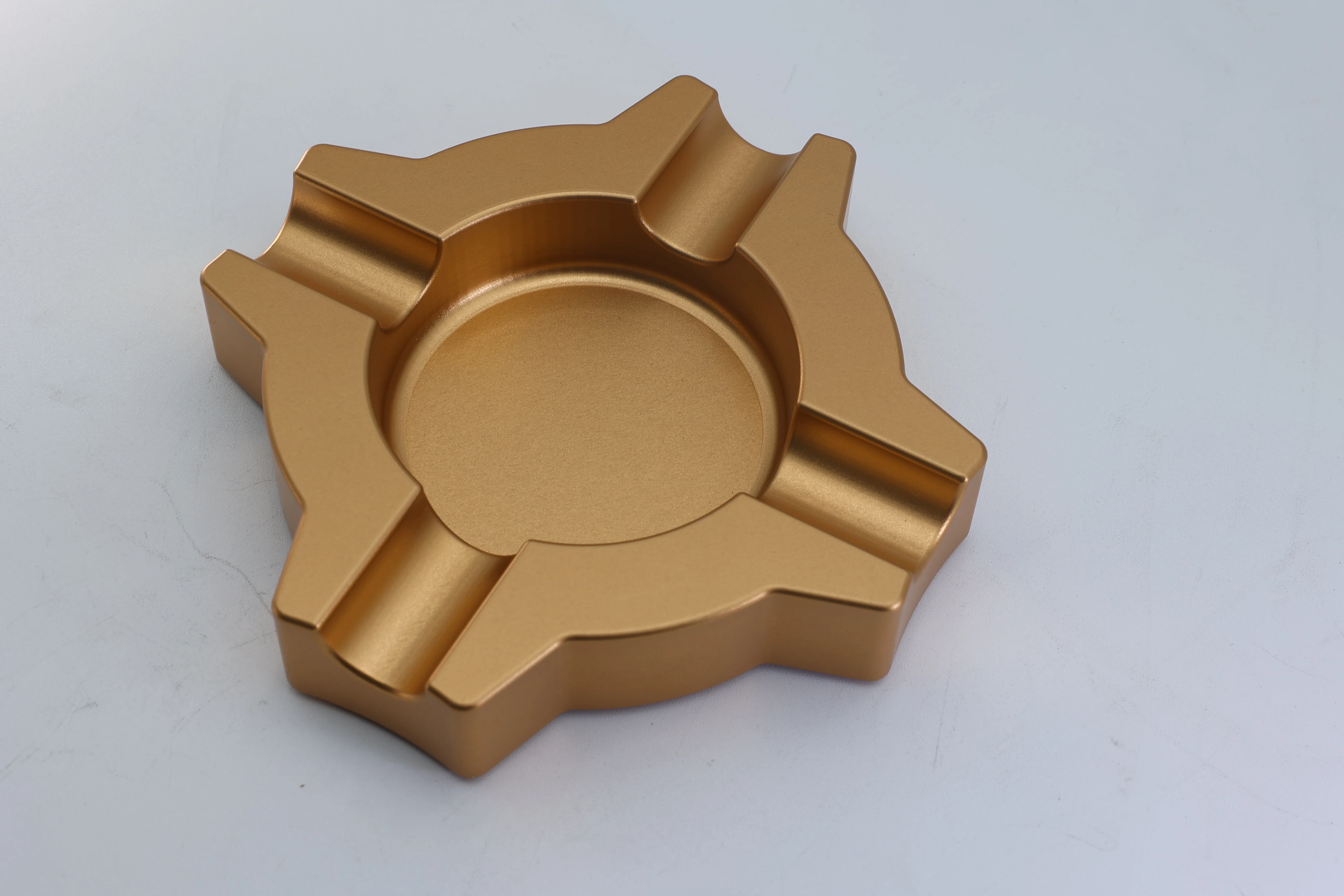 Custom Cigar Accessories Aluminum Luxury Office Ashtray Metal Cigar Ashtray