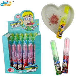 High-quality Lighting Toothbrush Toy Hard Candy with Popping Candy