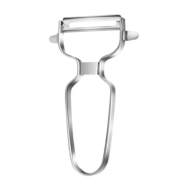 1pc Stainless Steel Fruit Peeler, Simple Color, Ideal For Peeling Apples  And Potatoes, Kitchen Vegetable And Fruit Peeler, Potato Peeling Knife,  Home Use