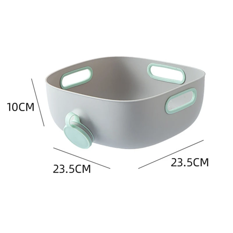 Creative Drainage Basket Multifunctional Sieve Plastic Fruit and Vegetable Washing Basket Household Items