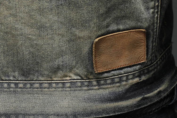Trendy Spring Autumn Denim Tops Men's Personality Stand Collar Zipper Men Jean Jacket_voghion.com