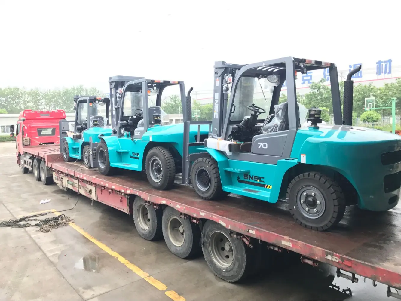 यूएसए पीएसआई इंजन के साथ 5-7 टन एलपीजी गैसोलीन फोर्कलिफ्ट 28