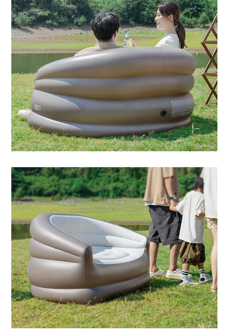 Outdoor Camping Luxury Inflatable Bed Pvc Inflatable Sofa Bed