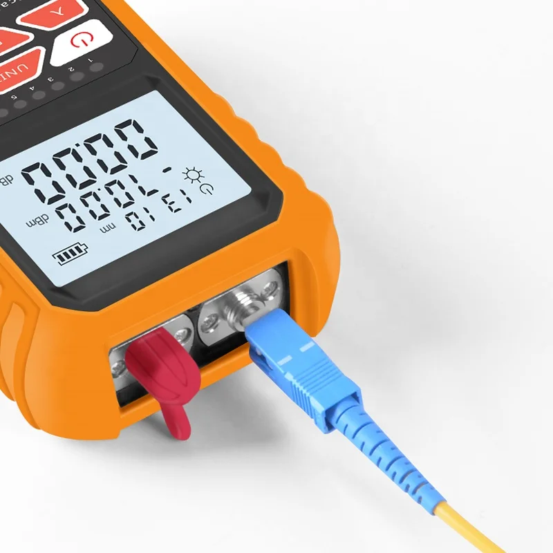 BYXGD 3in1 Optical Power Meter Visual Fault Locator Network Cable Test Lighting Optical Fiber Tester 1mw with 5km CE Rohs FCC