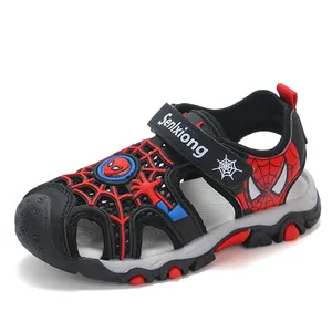 Boys Summer Beach Sandals New Fashion Trend Closed Toe with Soft Non-Slip Bottom for Children