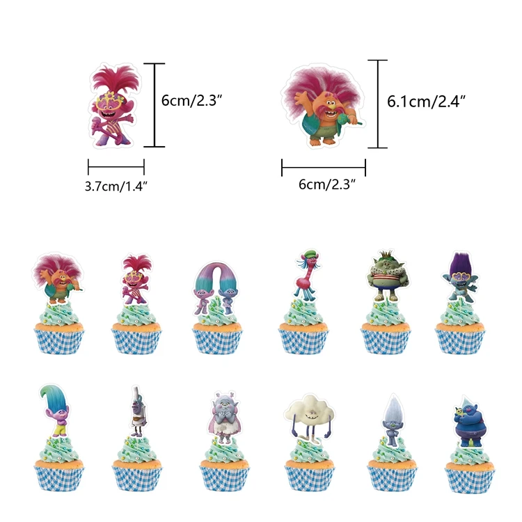 Set Stoviglie Trolls World Tour Per Feste - Piatti, Tovaglioli E Tovaglia Per Compleanno Bambini - Foto 5