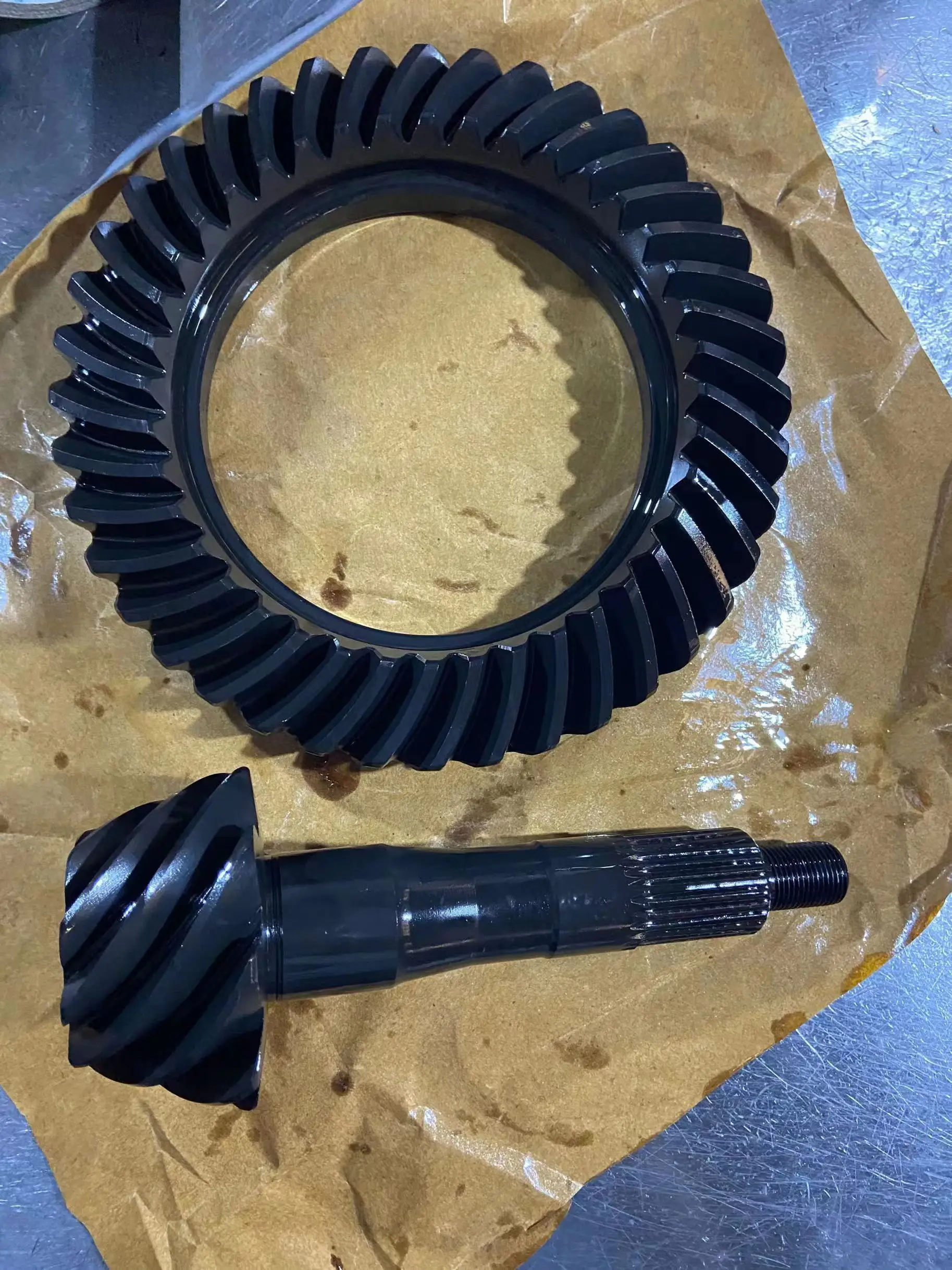 For Kia Bongo K2700 K2500 0K716-27110 0K71627110 Crown Wheel Ring and  Pinion Bevel Gear