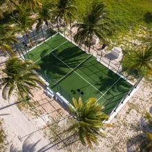 100% Hot-Dip Full Panoramic Padel Tennis Court with Roof Easy Setup Padel Court Equipment