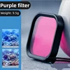 Purple lens filter