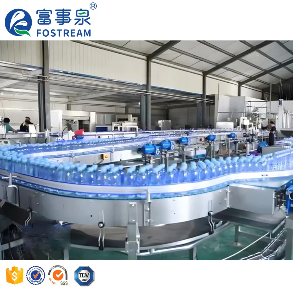 Full Automatic 4000BPH 500ml 3-in-1 Drinking Mineral Water Bottling Machine Dubai