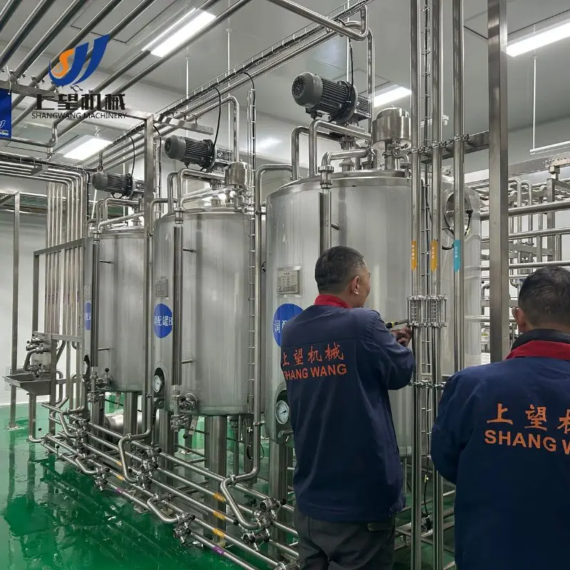 Yogurt Plant Fully Automatic Yogurt Fermentation Pasteurization Maker Machine Complete Small Dairy Greek Yogurt Production Line