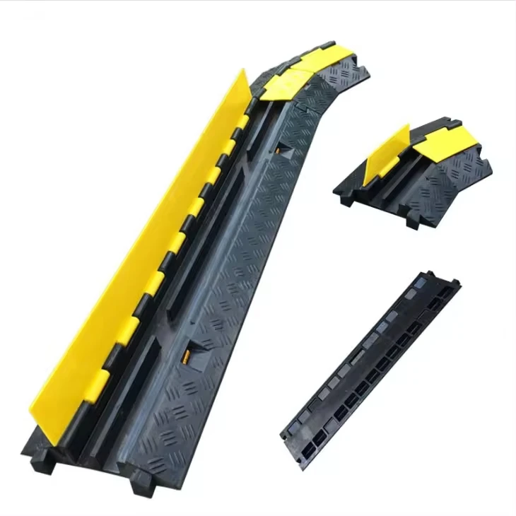 Hot Safety RAMP Cable Bridge Road Hump PVC Speed Bump Cable Protector ...