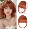 French bangs-copper red