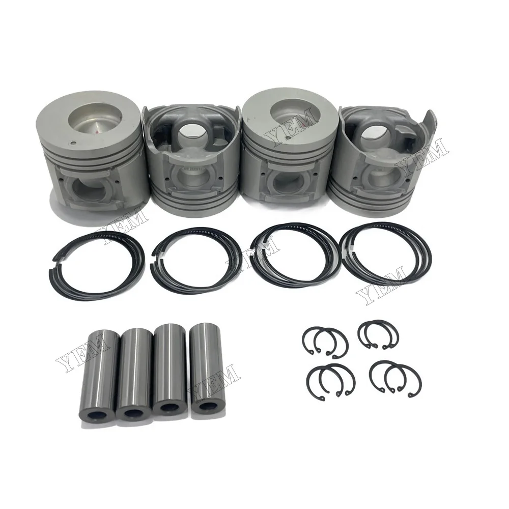 Repair Replacement Piston With Rings Set Suitable for Mitsubishi 4D35 Engine Parts With Warranty 5