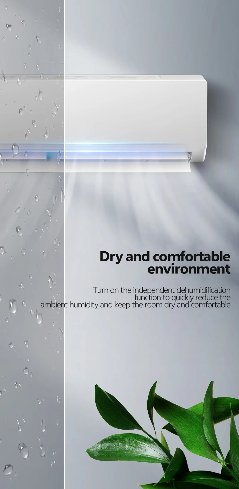 Split Air Conditioner, 9000BTU, 1HP, R32, Inverter - detail 18