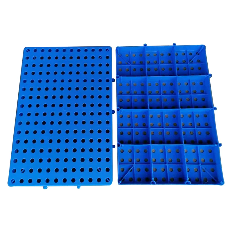 Grid face moisture proof plastic pallet flat top pallet
