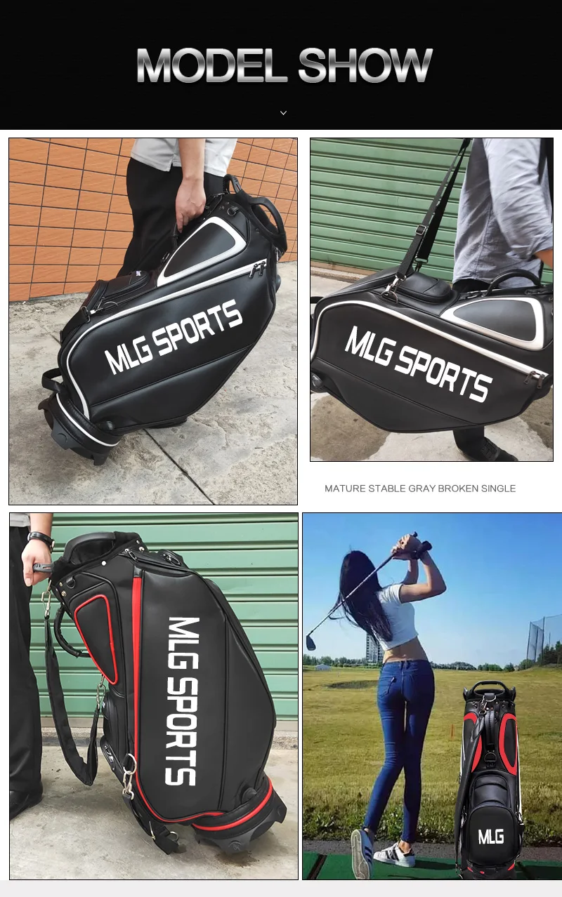 Golf Staff Bag Hot Sale Customer Logo Pu Leather Golf Tour Bag Buy