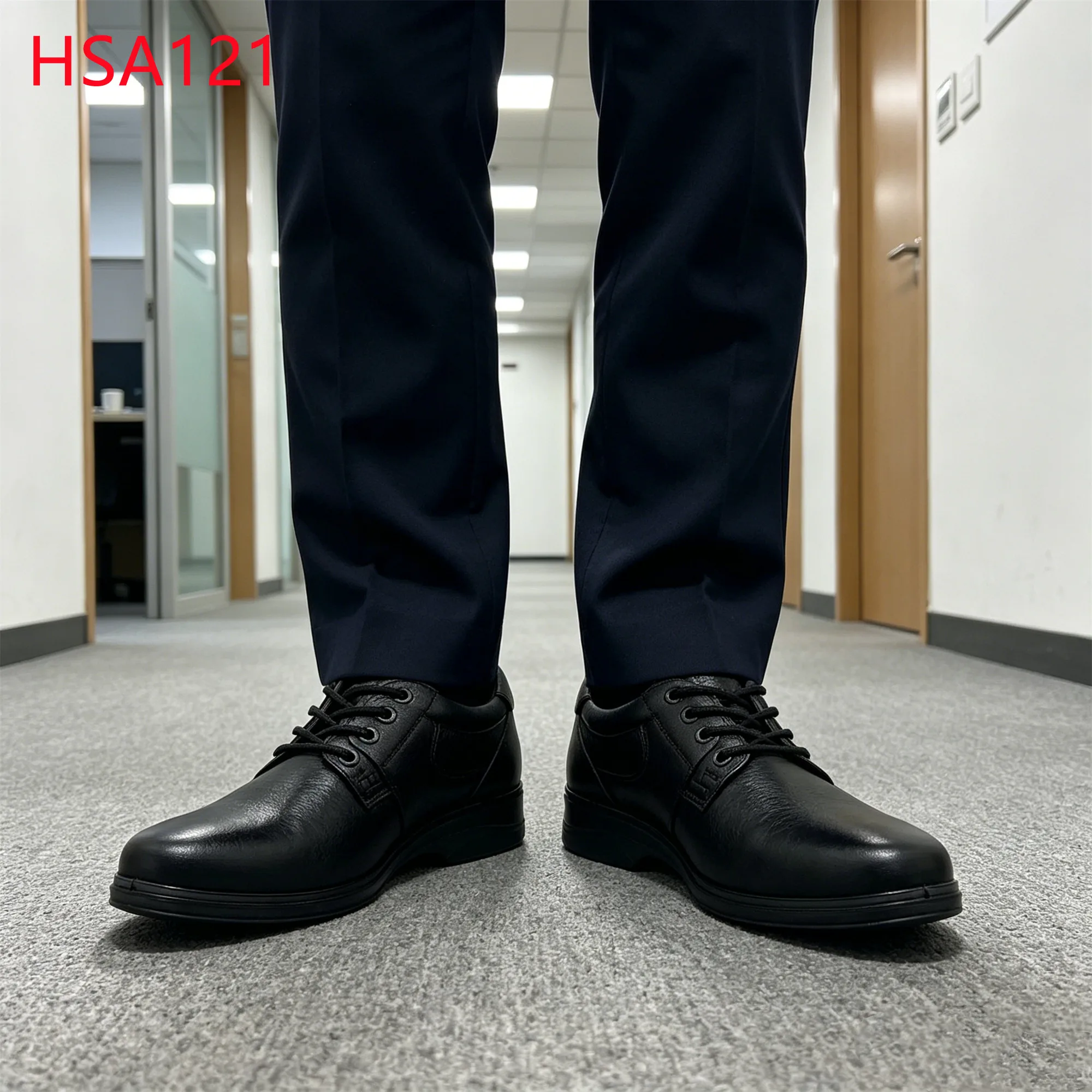 LXG,Qatar Popular Best Embossed Leather Round Toe Dress Shoes Formal Occasions Easy to Maintain PU Injection Office Shoes HSA121