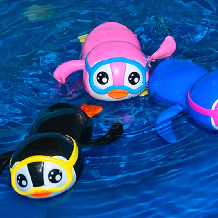 swimming penguin bath toy