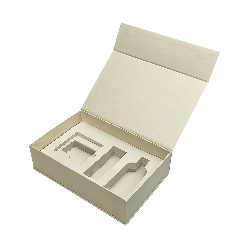 Custom Luxury Eco-friendly Printing Book Shape Cosmetic Packaging Cardboard Paper Box with Magnet