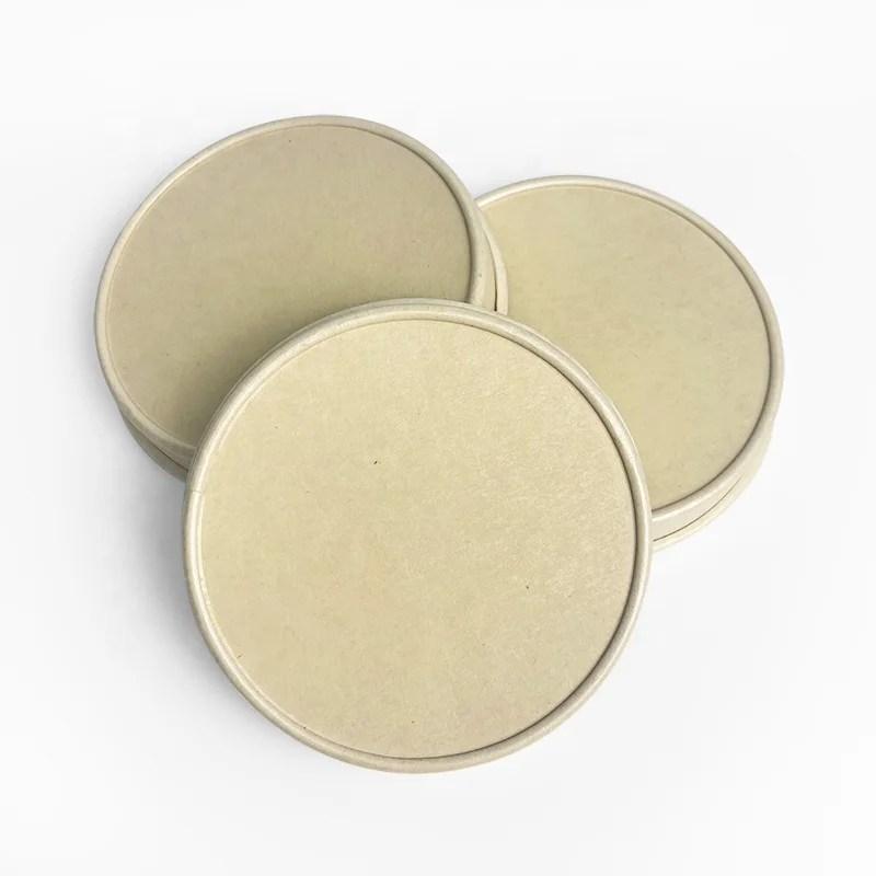 Biodegradable Custom Logo Printing Disposable Coffee Cup Lids