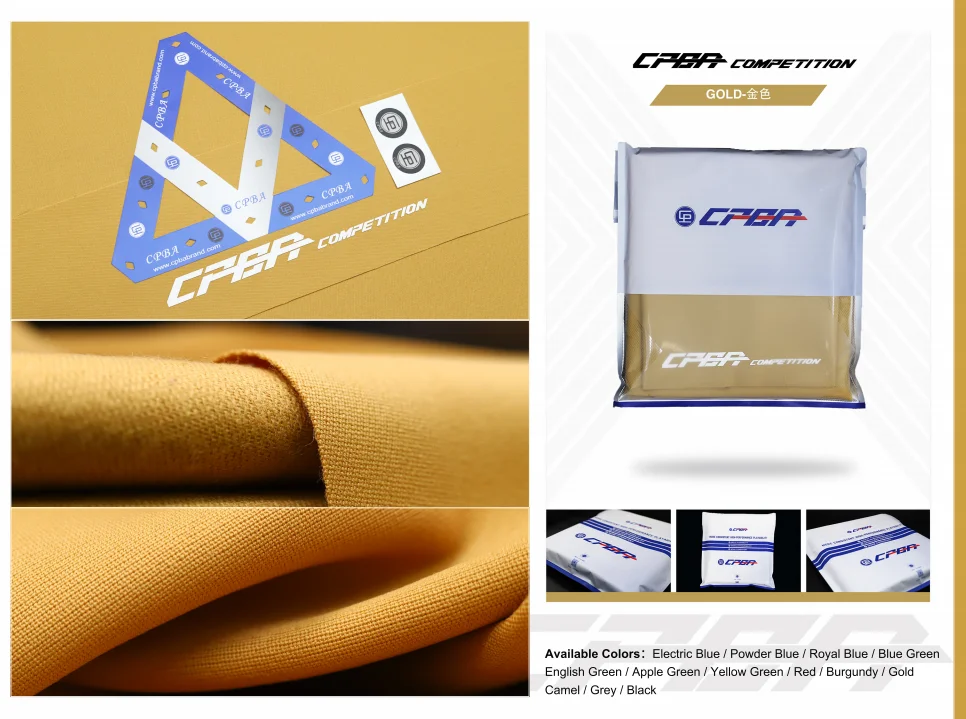 CPBA Competition 9FT Billiard Table Cloth - Multi Colors