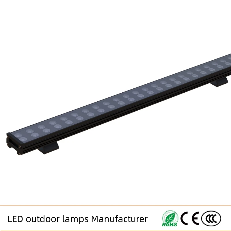 Single Color DMX512 Power DC24V 12W 24W 48W Aluminum Led Wall Washer for Architectural Buildings