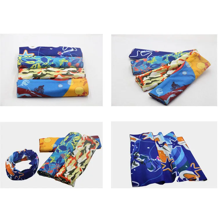 Лидер продаж велосипедный Бесшовный шарф из микрофибры с индивидуальным дизайном бандана шейный шарф-труба повязка на голову для