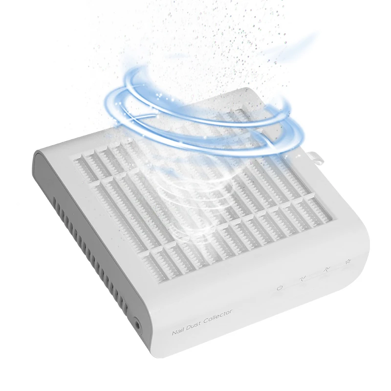 2025 Strong Suction Nail Dust Collector Manufacturers New Design Reusable Filter Nail Vacuum Cleaner