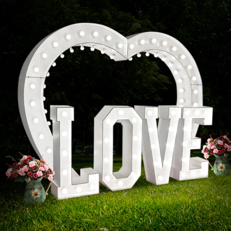 Light Marquee Sign LED Table Giant 4 Feet Marquee Letters Love in Nyc Wedding Numbers 3ft  4ft Marquee  Letters