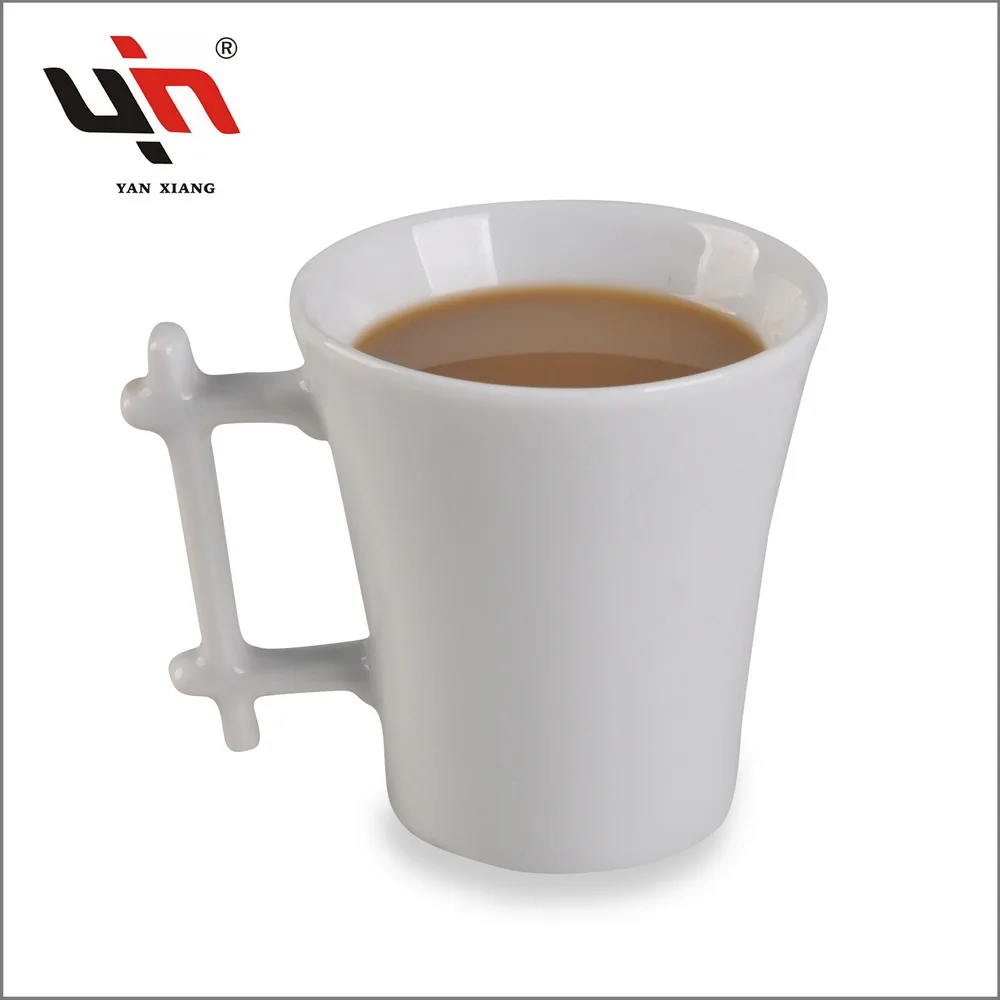 2025 Hot Selling Square Shape Cheap Handmade Ceramic Mug Porcelain Coffee Cup With Saucer for Gift Set