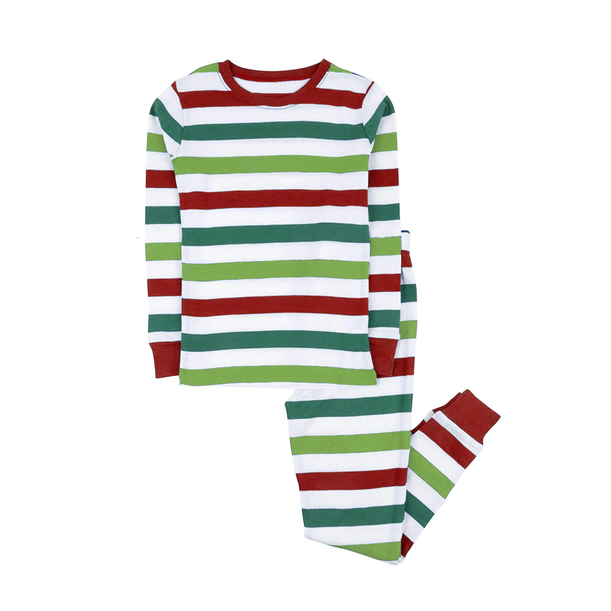 Зимняя одежда для сна, детские пижамы, оптовая продажа, одежда для сна с длинным рукавом для мальчиков и девочек, хлопковая одежда из 2 предметов, детские пижамы