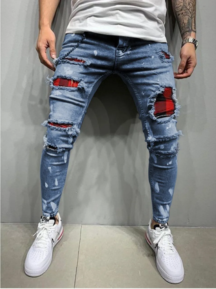 2023 wholesale custom denim jeans men,fashion