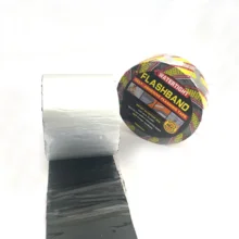 1.5mm High Quality Self Adhesive Waterproof Bitumen Flashing Tape Flash Band Waterproof Marine Tape For Hatch cover