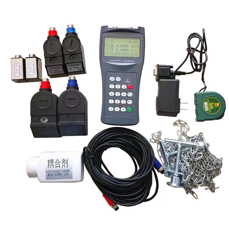 TUF-2000H Grauer Handgehaltener Ultraschall-Durchflussmesser für Wasser und Flüssigkeiten – Detail 2
