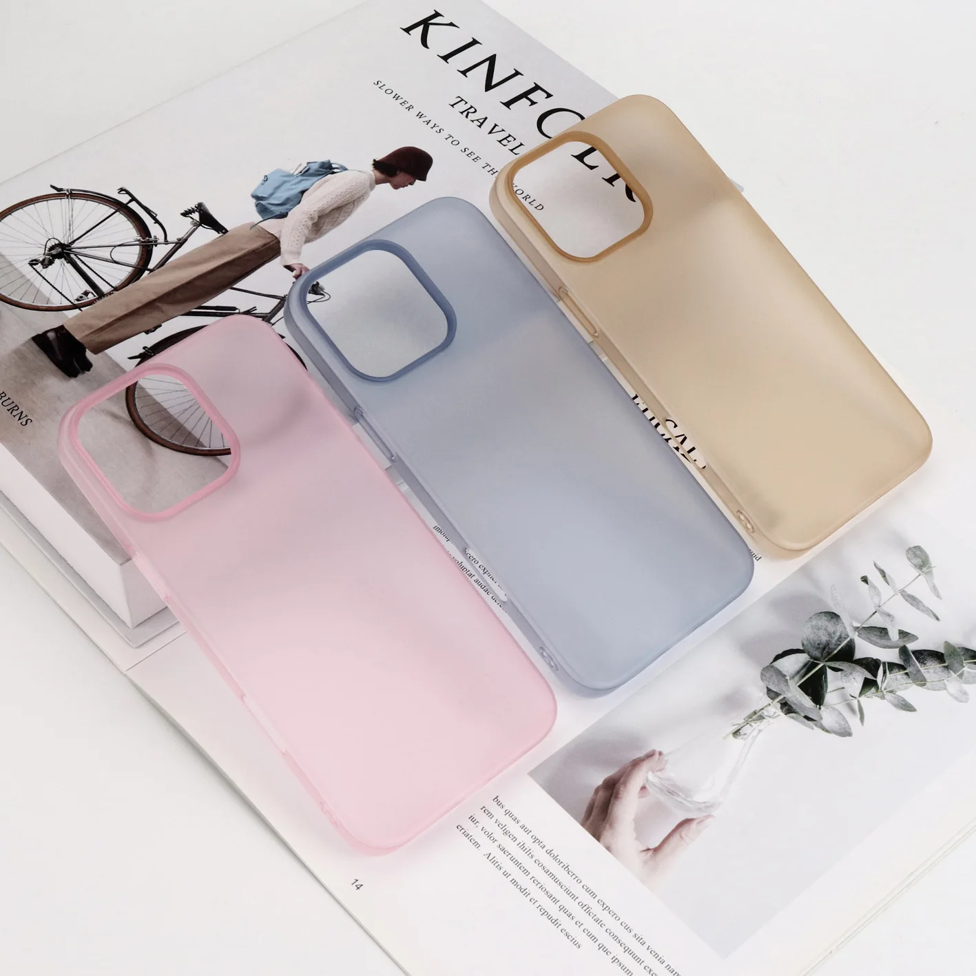 product for laudtec for iphone 17 pro max ultra thin frosted hard pc mobile phone case matte skin feeling shockproof protective cover-4