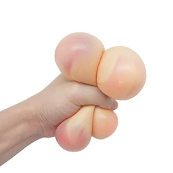 Оптовая продажа антистрессовый мяч снятие стресса мягкая резиновая сенсорная игрушка секс-игрушки для взрослых яички мячи