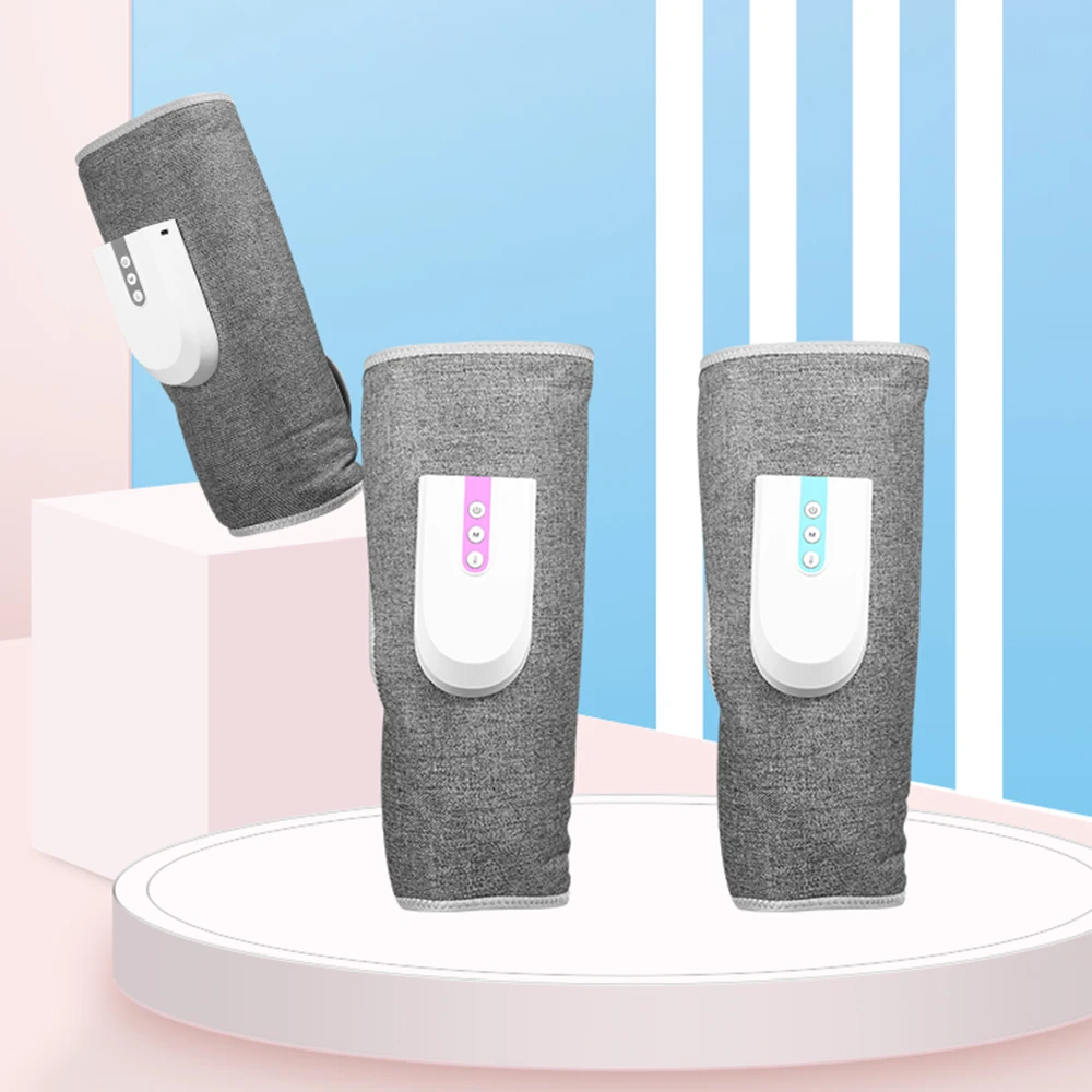 Single Cordless Chargeable Vibration Air Compression With Heating Portable Calf Massager