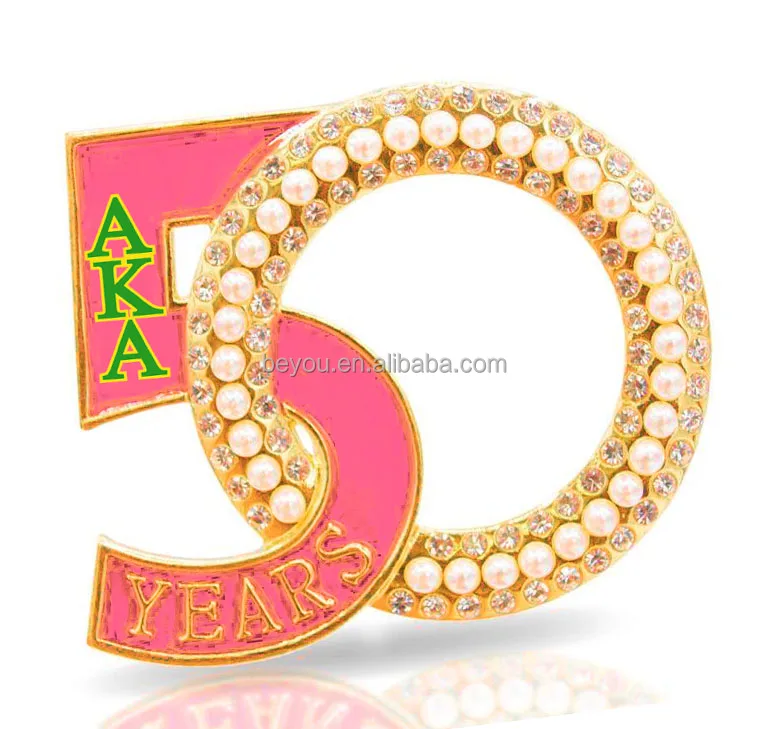 50th Alpha Kapp Alpha 'S Silver Star Brooch 25 50 Years Silver Soror ...