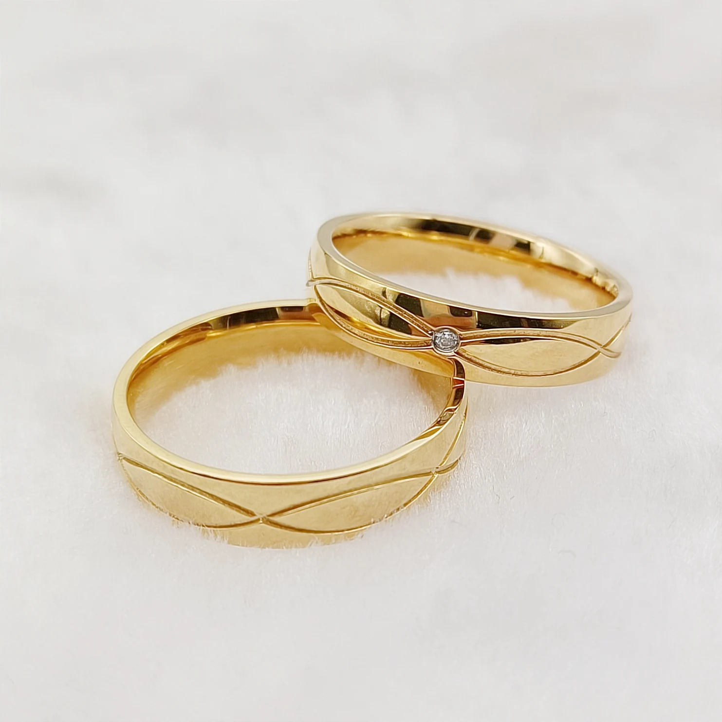 Amazon Chinese Gold Ring Price Classic Designer Western Love