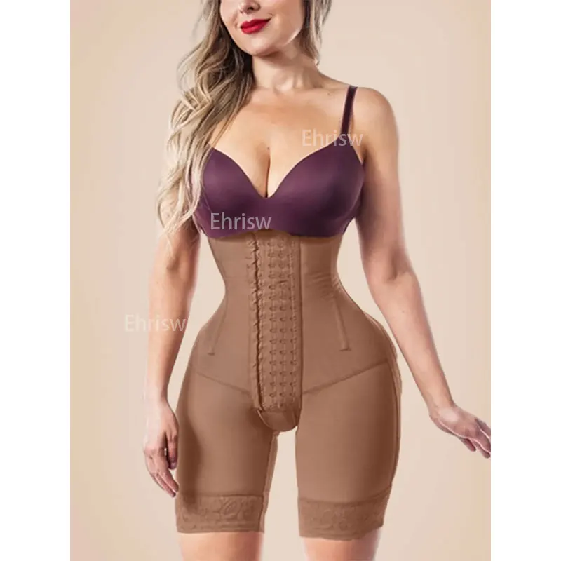 Shapshe® Open Bust Knee Length Firm Postpartum Tummy Tucking Full Bodysuit Shapewear main image 0