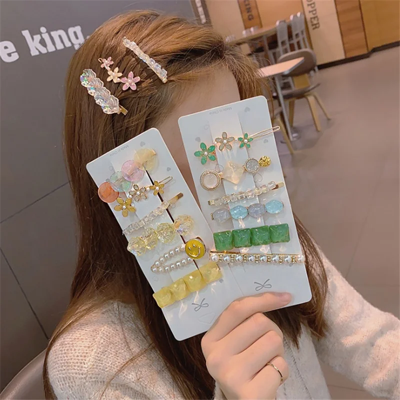 Лидер продаж симпатичная женская заколка с жемчугом в стиле instagram супер волшебная для волос