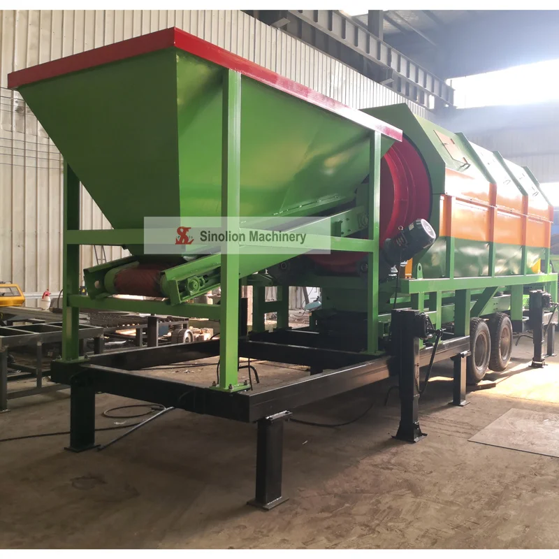 Mobile Compost Rotary Sieve Machine For Composting Plant Buy Compost