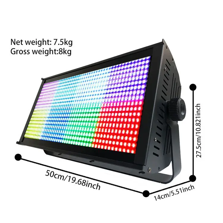 Hot Sale Led Strobe Light 3 In 1 Led Rgb Mixed Color Strobe Light 1000w Led Light Bars For Party