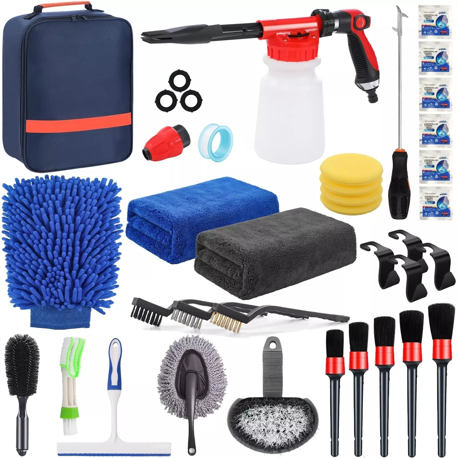 19pcs Car Wash Cleaning Kit Car Care Wash Tools Detailing Set Buy Car